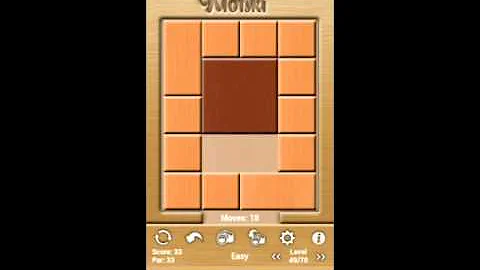 Klotski Easy Level 49 of 78 Par solution