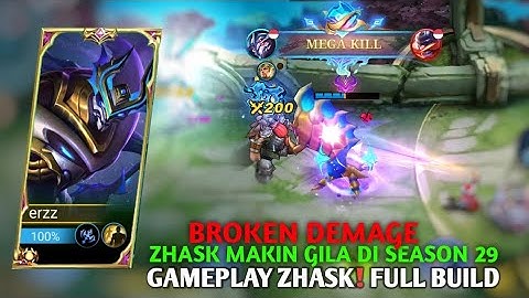 BROKEN DEMAGE⚠️❗ ITEM & BUILD ZHASK TERSAKIT 2023❗ TUTORIAL & GAMEPLAY ZHASK ZODIAC