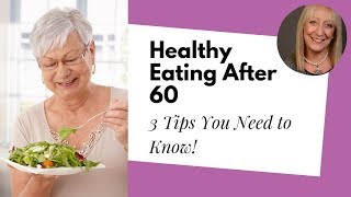 Healthy eating after 60 isn’t just about keeping out weight under
control. it is also giving our bodies the nutrients they need to keep
running efficie...