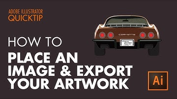 How to Place an Image onto your Artboard in Adobe Illustrator