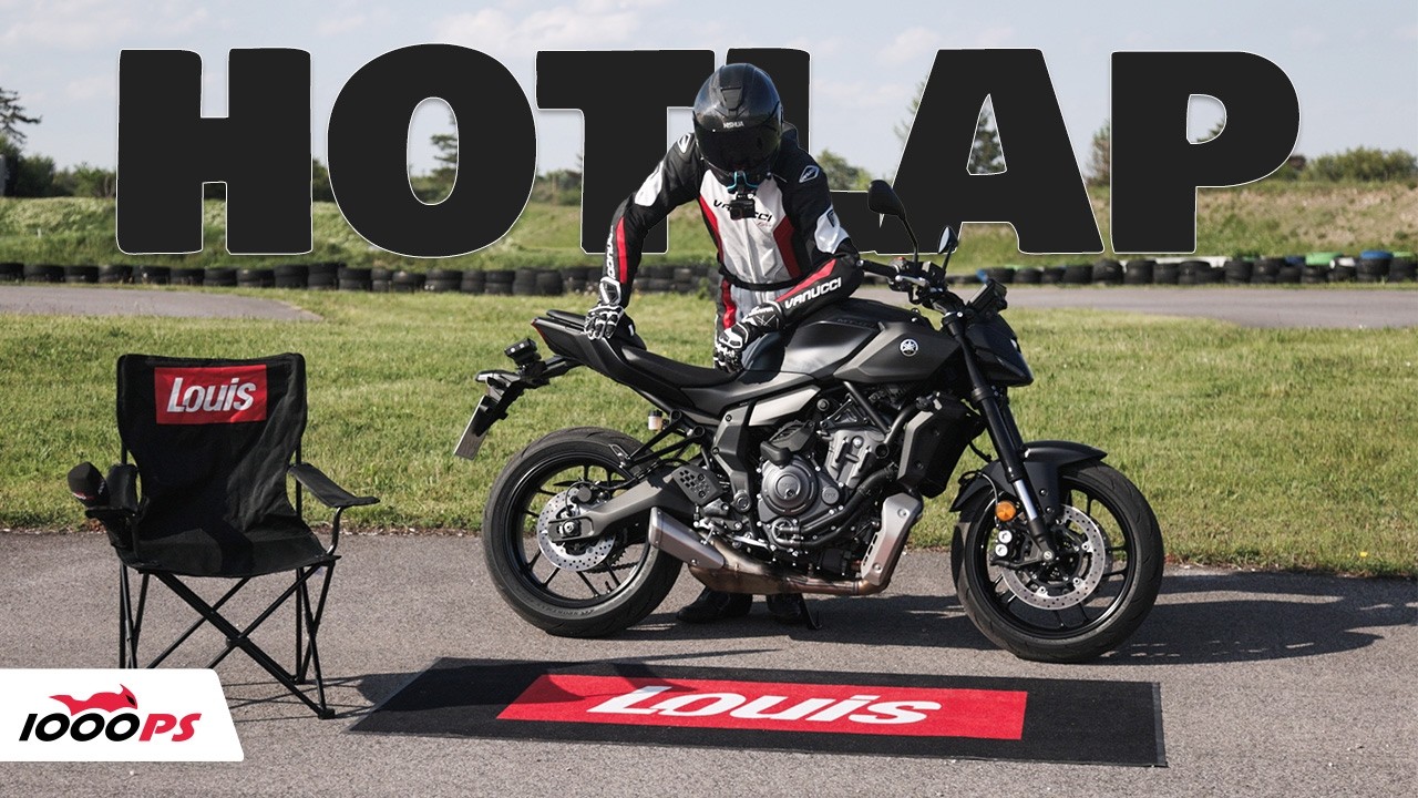HOTLAP Test Yamaha MT-07 with automatic gearbox: does it really make you faster?