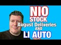 Nio Stock and Li Auto Stock August Deliveries 2020 Update