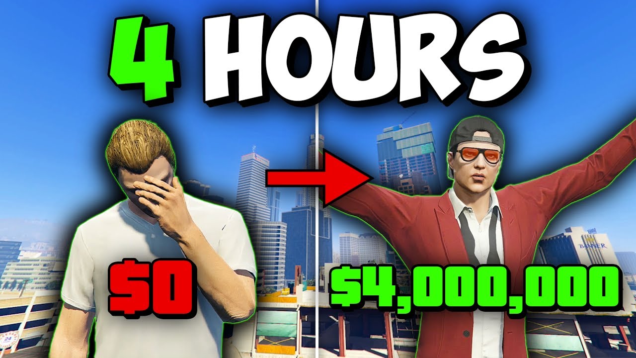 How Much MONEY Can I Make in 4 Hours in GTA Online?