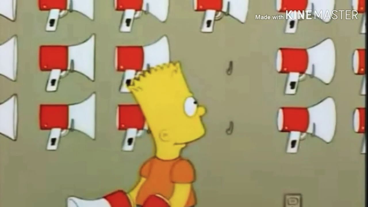 Bart Simpson Megaphone Chum Drum Bedrum EARRAPE YouTube