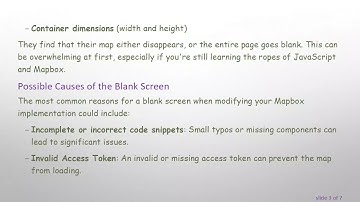 How to Fix the Mapbox GL JS Blank Screen Issue