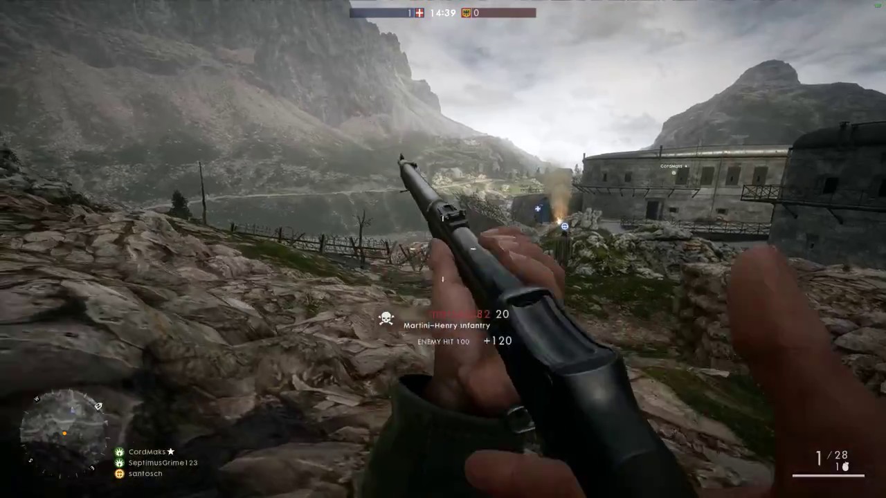 BF1 MartiniHenry TDM Gameplay YouTube