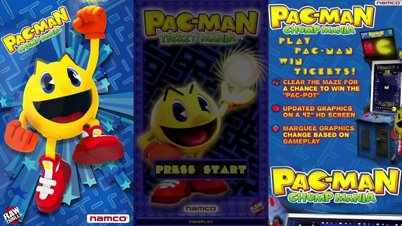 Pac-Man Chomp Mania (2013) - Handheld Gameplay (Asus ROG Ally / TeknoParrot)