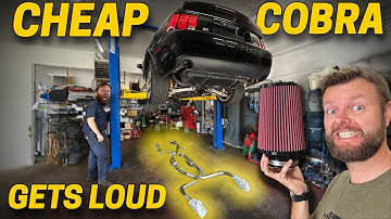 My CHEAP Terminator Cobra Gets LOUD - New Intake + Exhaust