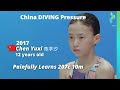 2017 chen yuxi  chinese diver 10 meter diving  learns 207c olympic gold medalist
