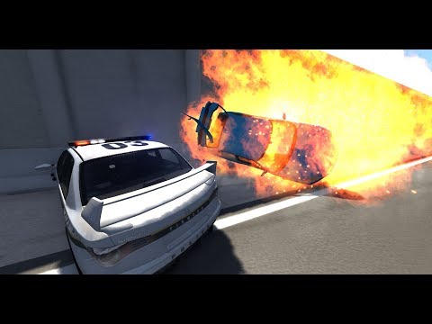 Beam.NG Drive - Insane Police Chases (#1)