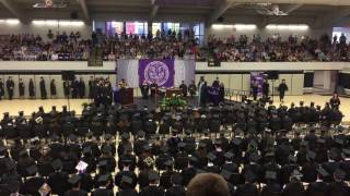 Lydia Receives her Diploma at SBU's Commencement