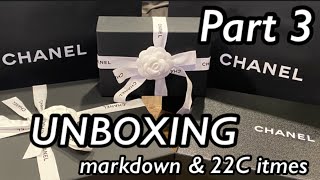 CHANEL MARKDOWN 40 RTW Part 3 Unboxing RTW 22C Cruise items