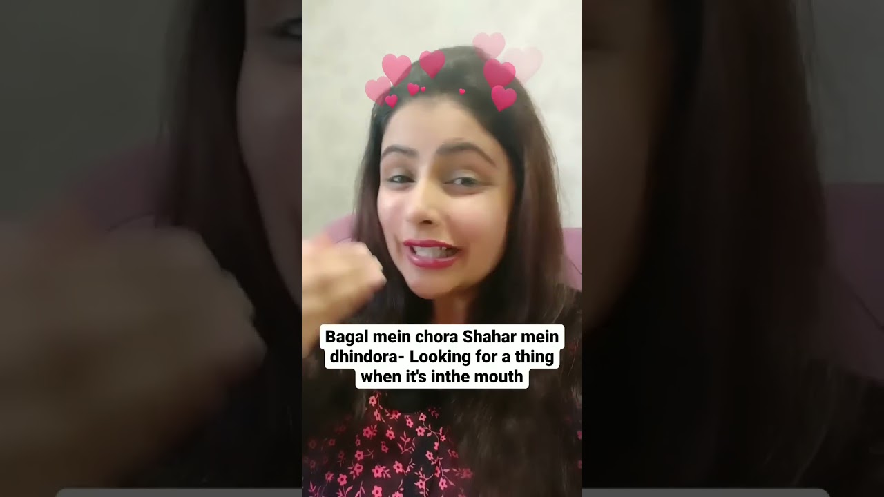 Looking for a thing when it's in the mouth😂. 