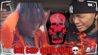HIS BRAIN STARTED HURTING 💀 ONE CHIP CHALLENGE !