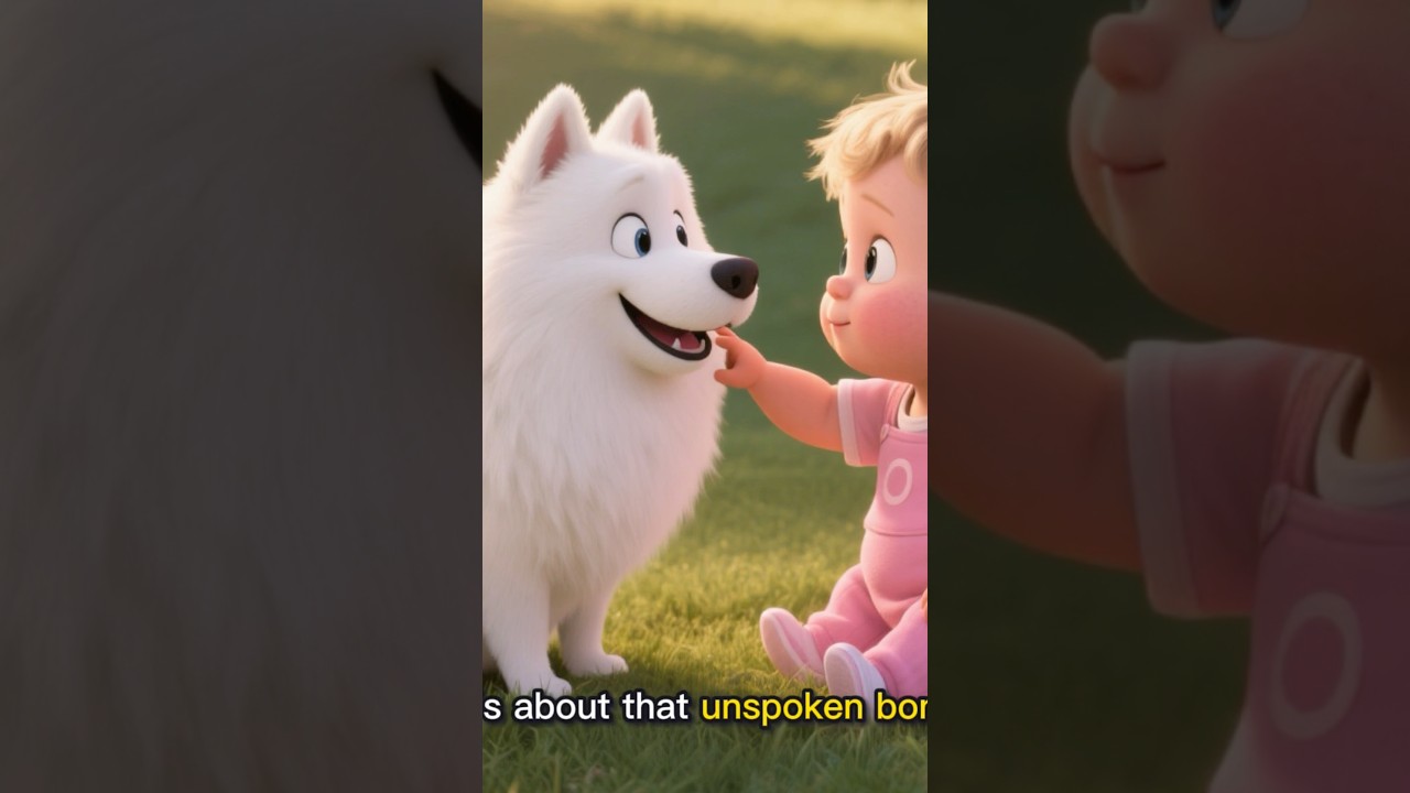 Friendship of little kid and dog❤️