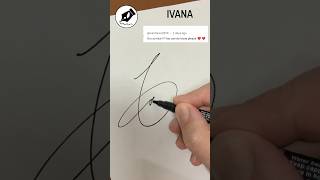 Signature Sign Ivana