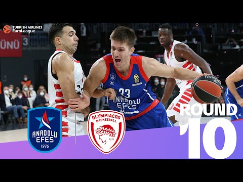 Efes finishes strong to beat Olympiacos! | Round 10, Highlights | Turkish Airlines EuroLeague