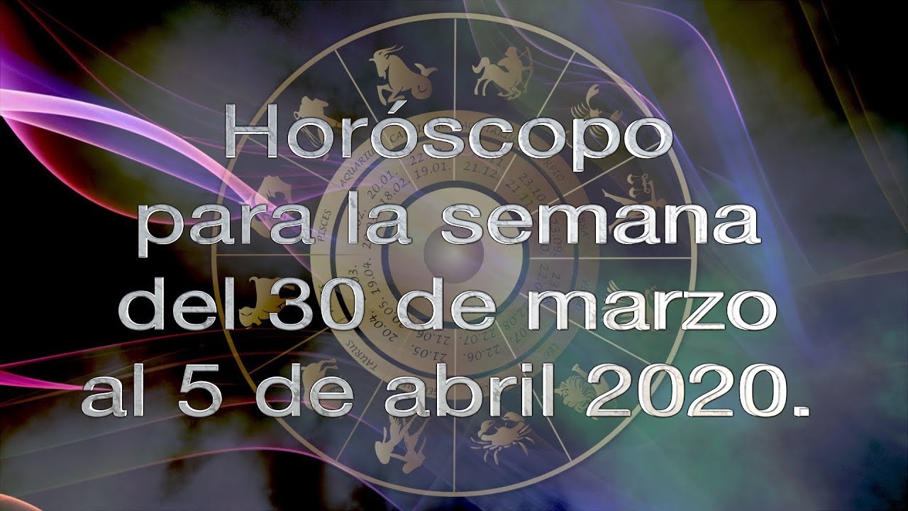 Cancer horóscopo para la semana del 30 de marzo al 5 de abril de 2020 ...