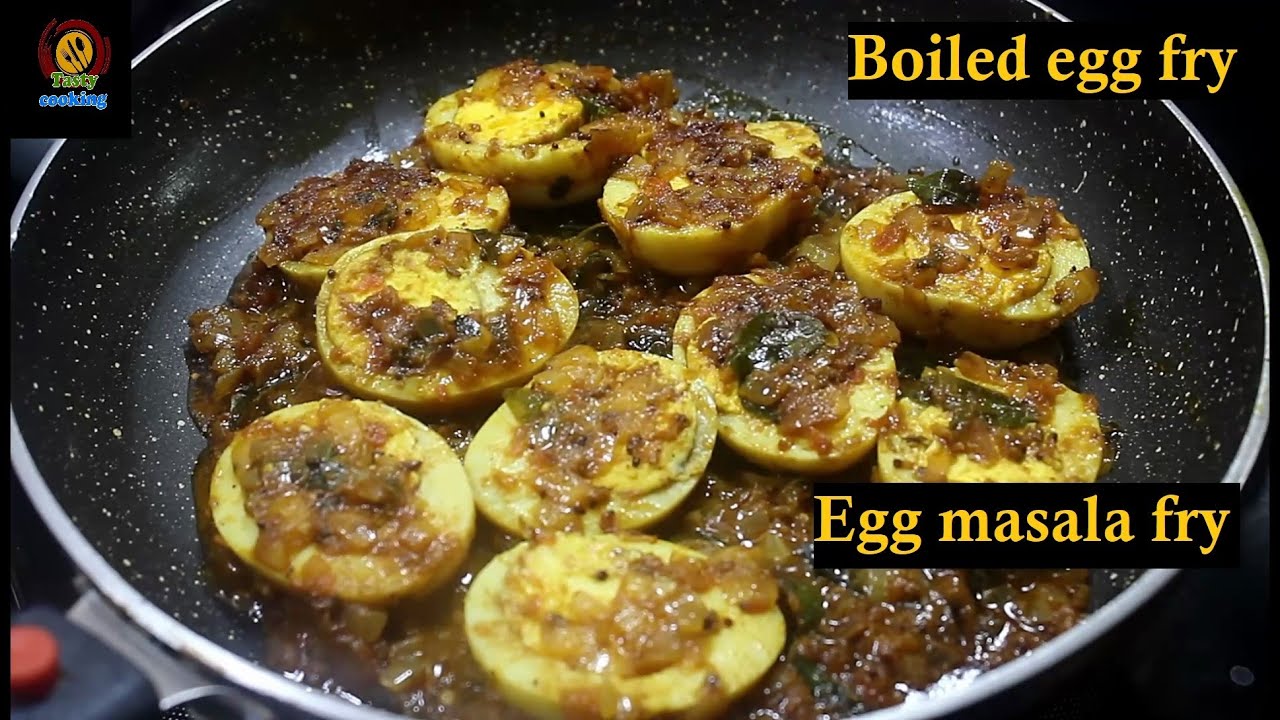 Boiled egg fry/ egg masala fry/ egg fry/egg recipe