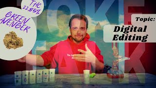 Green Avenger strain review while talking about Digital Editing