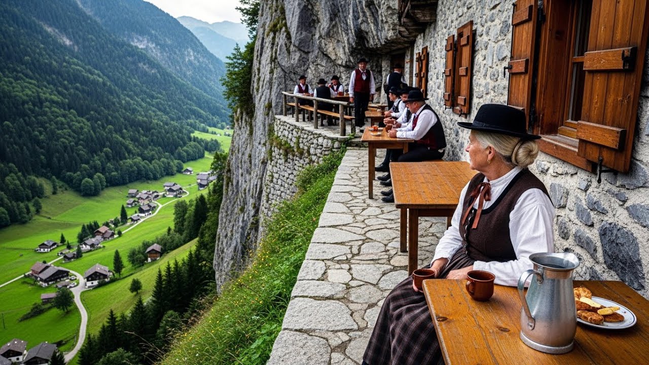 Скрытая жемчужина в горах: очарование забытой швейцарской деревни 🌲🏔️