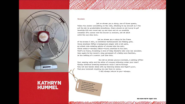 Poetry Object 2016: Kathryn Hummel reads 'Revelair'
