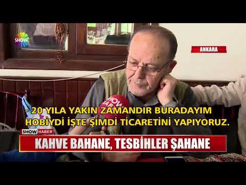 Kahve bahane, tesbihler şahane