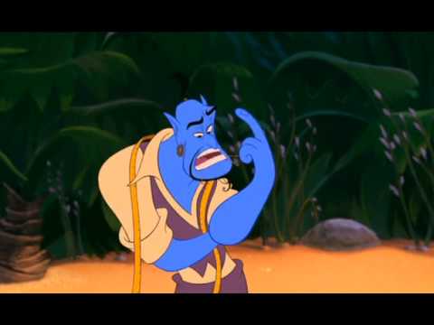 Genie Transforms Aladdin - YouTube