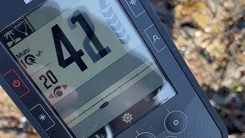 Minelab Manticore - PROBLEMS WITH THE 2D SCREEN not showing True All Metal In Lower Limits