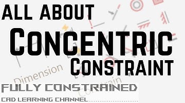 Concentric Sketch Constraint - Autodesk Inventor