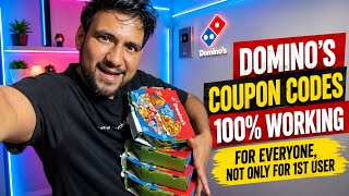 Domino’s coupon codes 100% working #couponcode #dominos 
