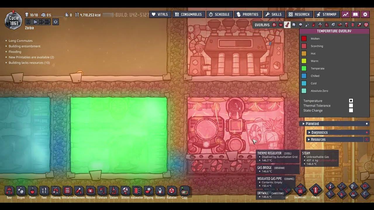 ONI Cooling Loop For SPOM & Frozen Food Storage Oxygen Not Included YouTube