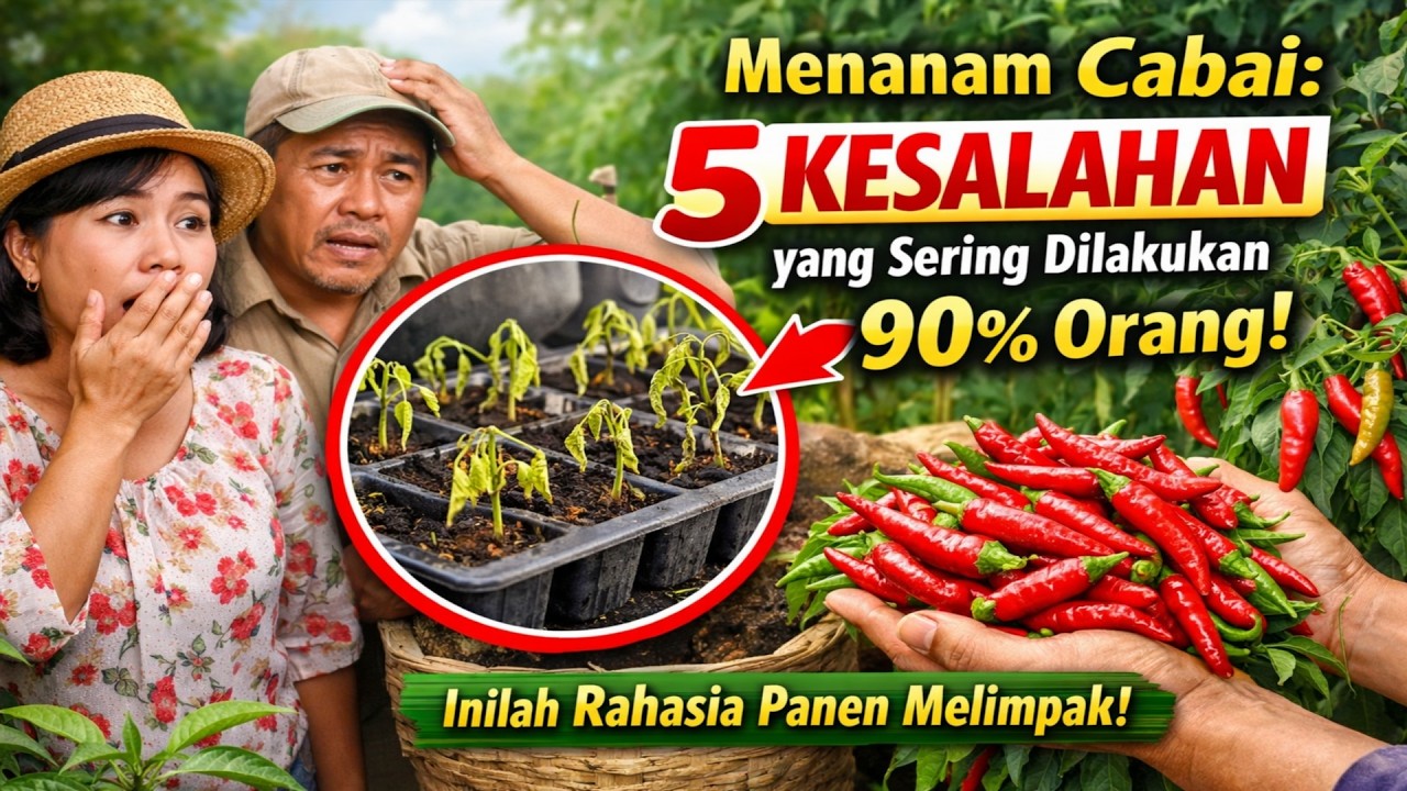 Menanam Cabai: 5 KESALAHAN yang Sering Dilakukan 90% Orang! Inilah Rahasia Panen Melimpah 🌶️