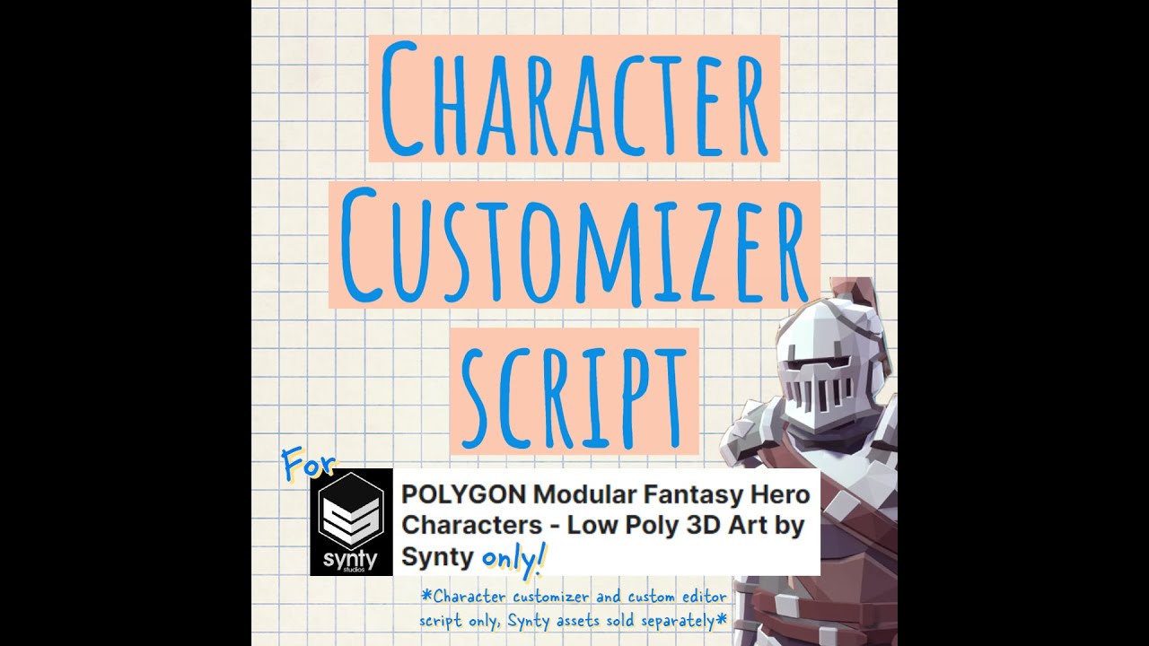 Character Customizer for 'POLYGON Modular Fantasy Hero Characters by ...
