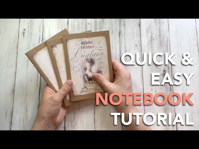 How to make a book at home, DIY Paper Crafts Ideas, Staple Binding 