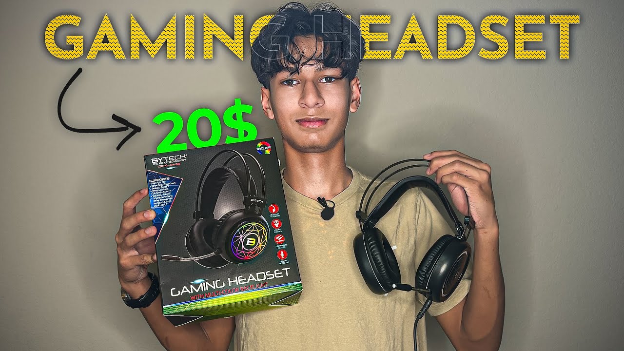 Best $20 Gaming Headphone? Bytech Gaming Headphone Unboxing & Test ...