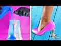 DIY High-Heels Shoes And Cinderella&#39;s Shoes