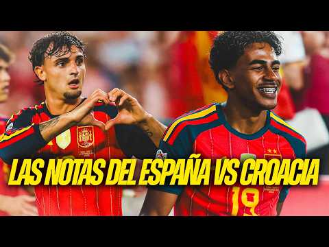 LAS NOTAS DEL ESPAÑA VS CROACIA