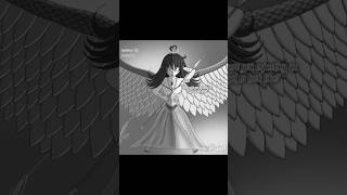 Inktober2025 day 14 #celestial #angel #art #animeeart #challenge #inktober2025 #artrage
