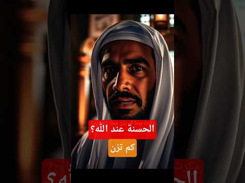 هل تعلم كم تزن الحسنة عند الله