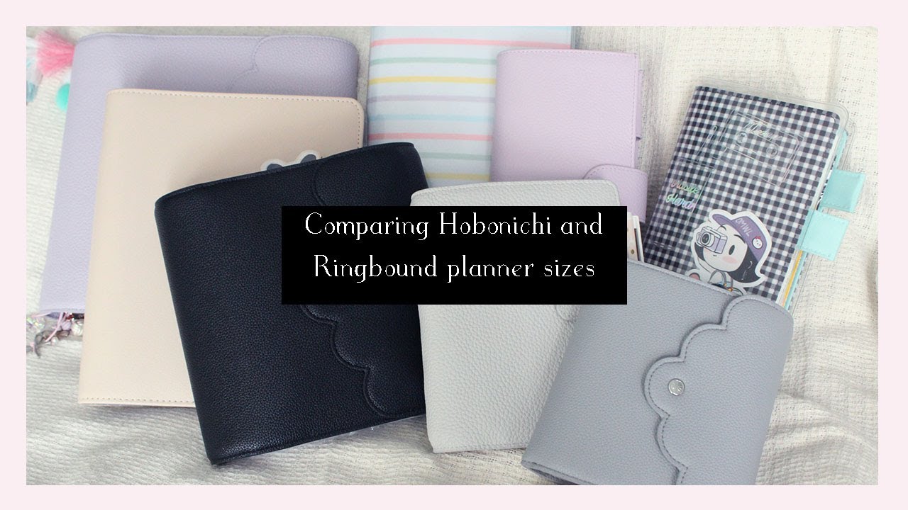 Hobonichi and Ringbound Planner Size Comparison | Ana Jolene Printables