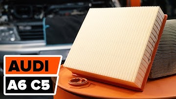 How to change Air Filter on AUDI A6 C5 TUTORIAL | AUTODOC