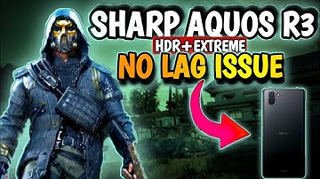 LAG FIX on SHARP AQUOS R3 PUBG Test in 2023 | with Screen Recording | PUBG MOBILE