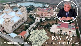 PAYLAŞ! Nazir-oliqarx Ziya Məmmədovun milyardları tapıldı! İLK DƏFƏ EFİRDƏ - ÜÇ VİLLA!