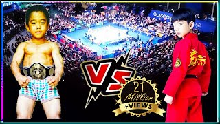 Lin Qiunan VS Ryusei Imai - Taekwondo Kid VS Kung Fu Kid