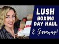 Lush Boxing Day Haul & Giveaway | Fresh As, Frangipani, Icon, Yog Nog & More!