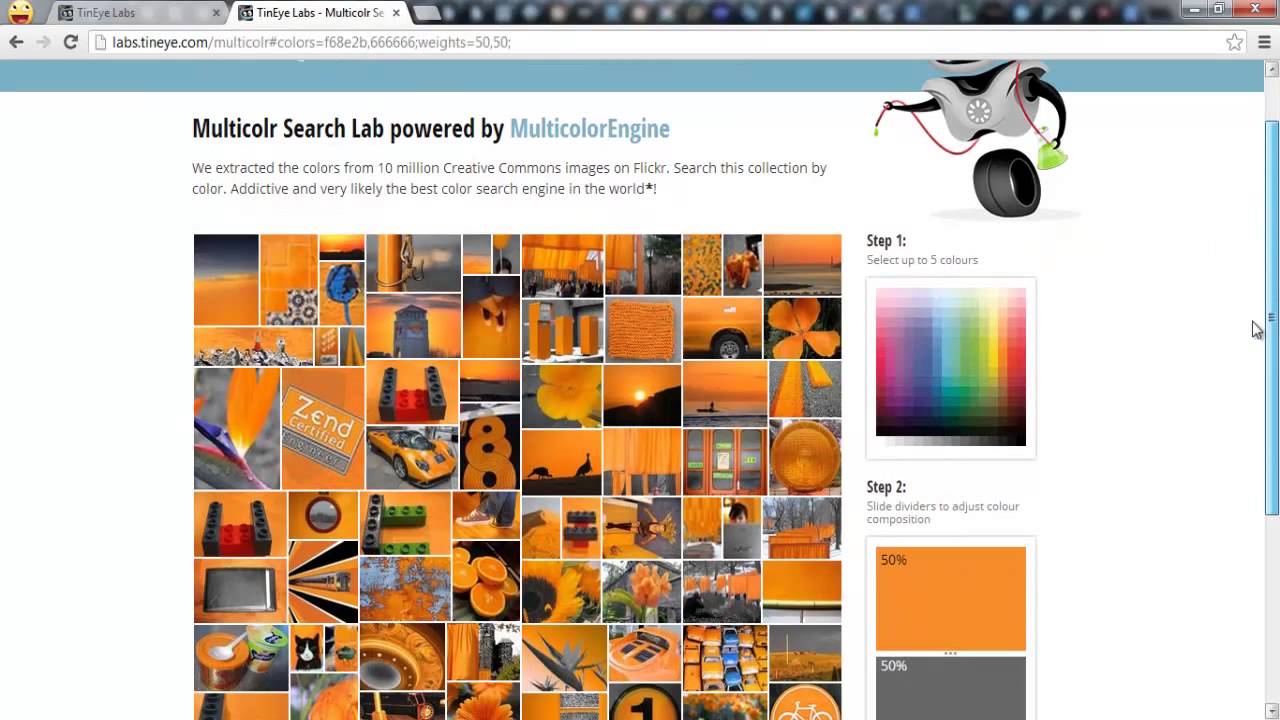 بحث عن الصور شرح خدمات موقع tineye YouTube