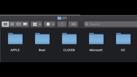 How To Create EFI Folder With OpenCore for Big Sur