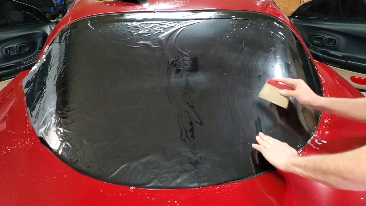 Corvette window tint how to YouTube