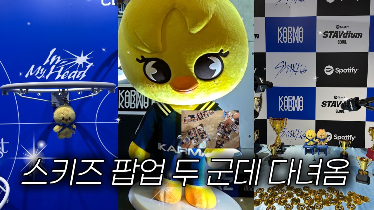 Spotify STAYdium 팝업 갔다가, KARMA 팝업에서 앨범깡+럭드하고 옴 |STAY VLOG|